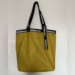 Lululemon Athletica Yellow Tote Bag